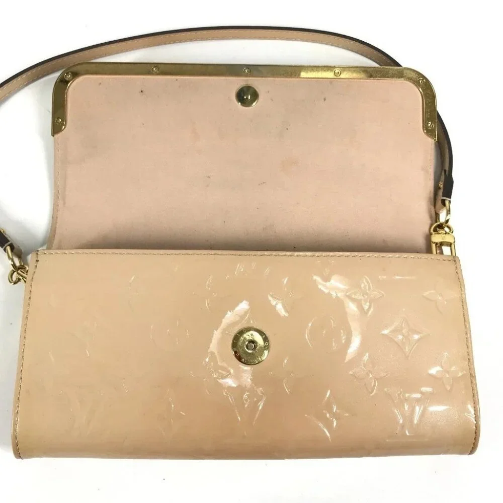 LOUIS VUITTON MonogramVernis Rossmore MM Shoulder Bag Clutch Hand Bag